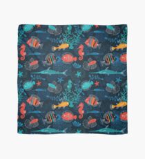 Tropical Fish Under the Sea Scarf