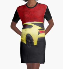 Corvette C-7 HDR Enhanced! Graphic T-Shirt Dress
