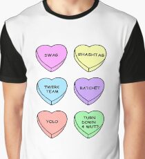 Twerk-Herzen Grafik T-Shirt