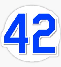 #42 Retired Sticker