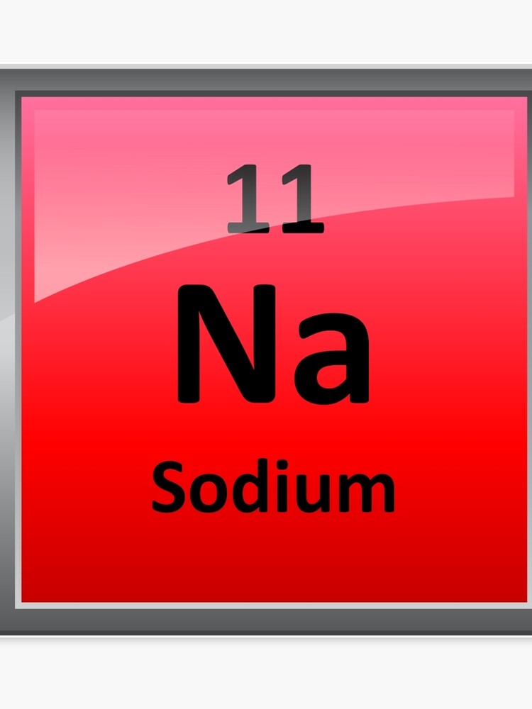 | Canvas Sodium Tile Element Periodic Table - Print