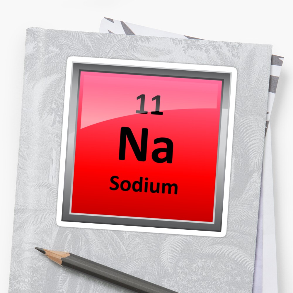 sodium element cartoon