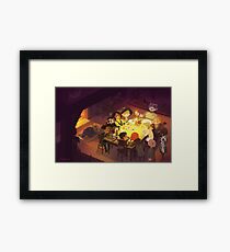 a pleasant evening Framed Print