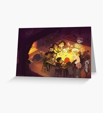 a pleasant evening Greeting Card