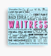 Waitress Original Cast Recording Metal Print