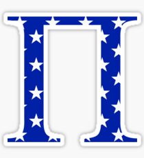 Stars Pi Sticker