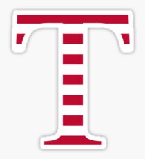 Stripes Tau Sticker