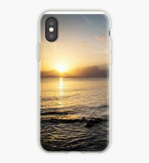 Sunset Beach Combing iPhone Case