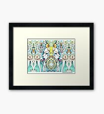 Self-transforming dimension Framed Print