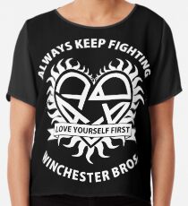 Keep Fighting Chiffon Top