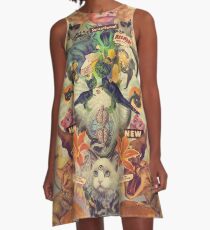 Meowosaurus A-Line Dress