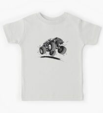 Cartoon monster truck Kids Tee