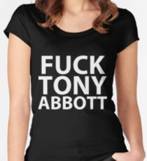 Fuck Tony Abbott Women's Fitted Scoop T-Shirt