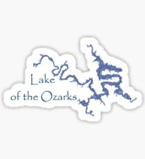 Pegatina Lago de los Ozarks Missouri