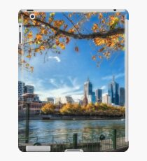 Melbourne on a crisp Autumn day iPad Case/Skin