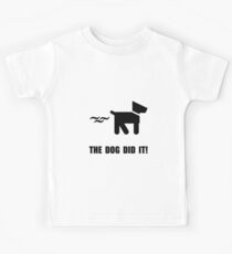 The Dog Did It Kids Tee