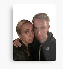 Martin Freeman and Amanda Abbington Metal Print