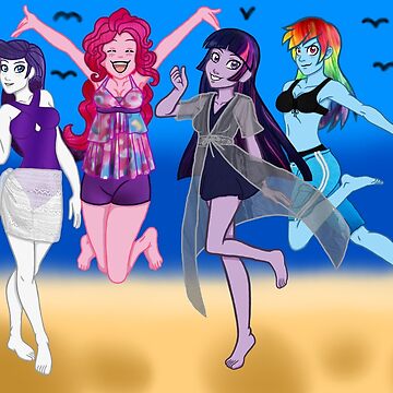 MLP Equestria Girls Swimwear Photographic Print for Sale by