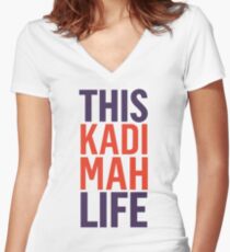 This Kadimah Life Women's Fitted V-Neck T-Shirt