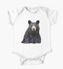 Black Bear One Piece - Short Sleeve