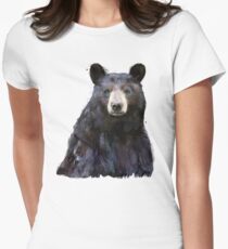 Black Bear Women's Fitted T-Shirt