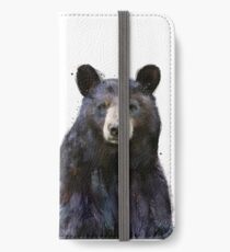 Schwarzbär iPhone Flip-Case/Hülle/Klebefolie