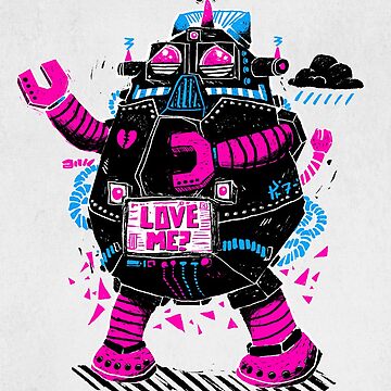 Artwork thumbnail, Robots Need Love, Too! by RonanLynam