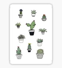 Pegatina Plantas en macetas