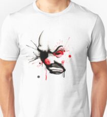 Clown Bank Robber Splatter Unisex T-Shirt