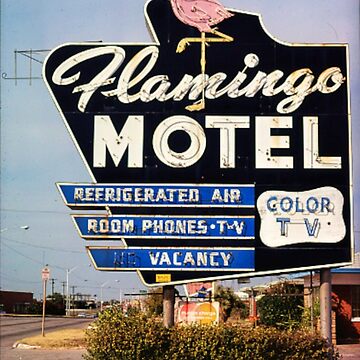 Flamingo Motel  Art Board Print for Sale by GreatTomorrow