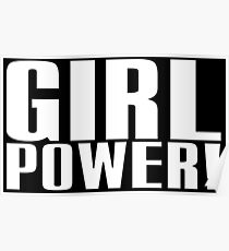 Girl Power (White) Poster