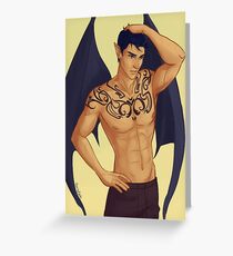 Rhysand Tattoos Greeting Card