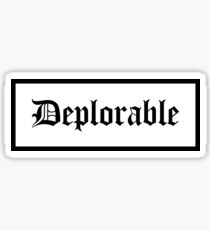 Deplorable Sticker