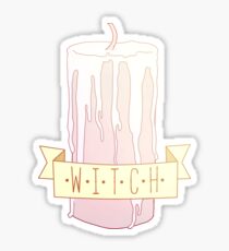 Candle Witch Sticker
