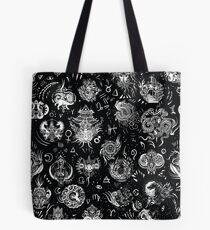 Witchy dragons Tote Bag