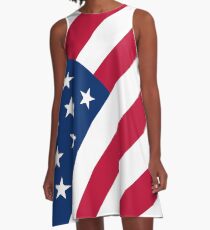 USA A-Linien Kleid
