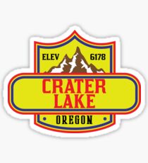 CRATER LAKE NATIONAL PARK OREGON MOUNTAINS HIKING CAMPING HIKE CAMP BOATING FISHING Sticker