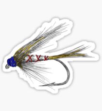 Fly Fishing American Tie Sticker
