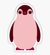 Pink Penguin Sticker