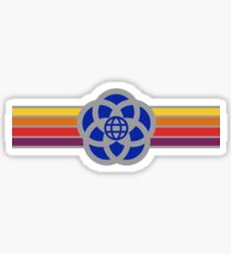 Old Epcot Logo Tee Shirt Sticker