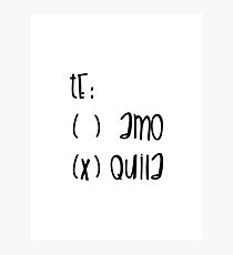 Te amo tequila Photographic Print