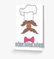 Tarjeta de felicitación Bork Bork Bork