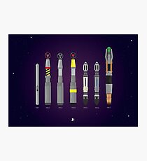 Sonic Screwdriver collection Photographic Print