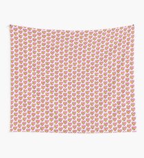 Heart with Bow Emoji Wall Tapestry