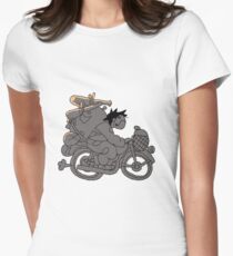 AUS - Motorradfahrer Zacharie Tailliertes T-Shirt für Frauen