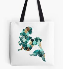 Glitter Scale Mermaid Tote Bag