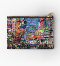 Hong Kong City Nightlife Studio Pouch