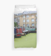 Canal Boats Duvet Cover