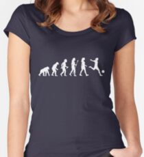 Frauen Fußball Evolution Shirt Tailliertes Rundhals-Shirt