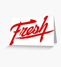 Fresh - Red Greeting Card